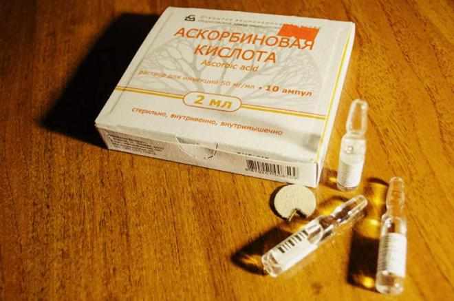 Аскорбиновая кислота в ампулах