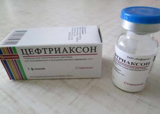 Цефтриаксон в ампулах