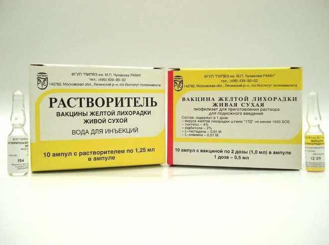 Вакцина от желтой лихорадки