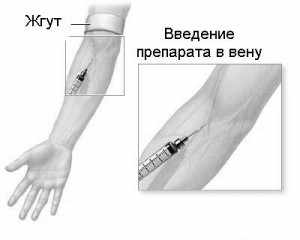 Укол в вену