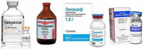 Антибиотики в уколах