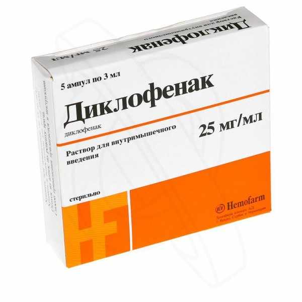 Диклофенак от боли в спине