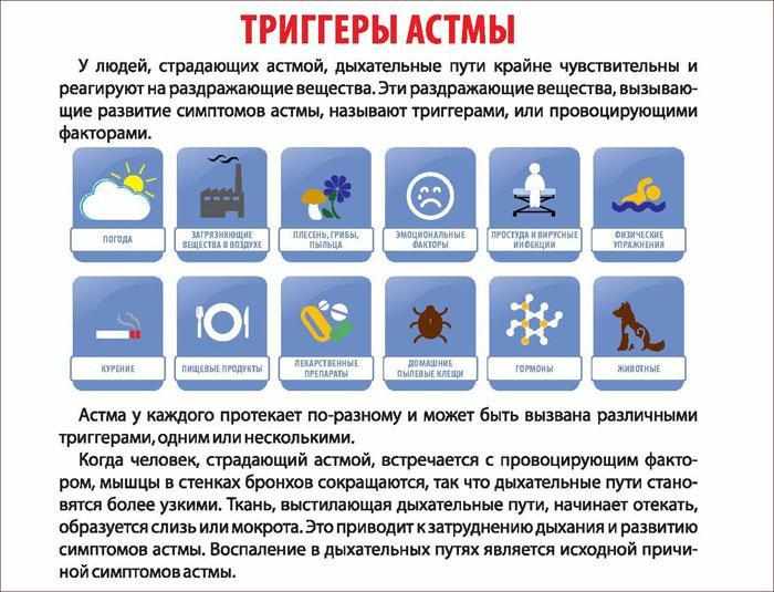 Триггеры бронхиальной астмы