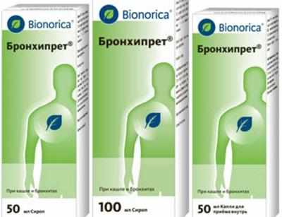 Сироп бронхипрет