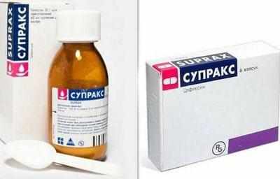 Формы выпуска супракса