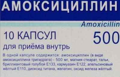 Состав амоксоциллина