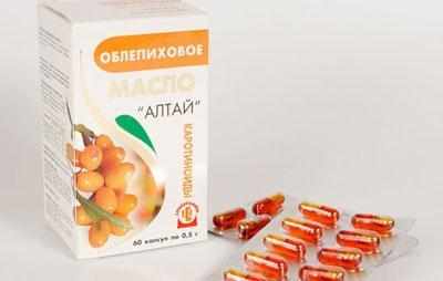 Облепиховое масло в капсулах