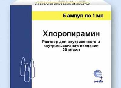 Препарат Хлоропирамин