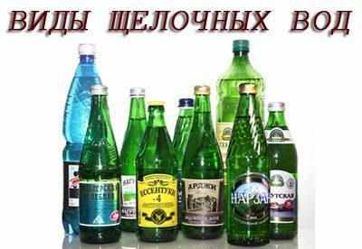 Виды щелочных вод