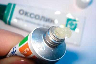 Консистенция оксолиновой мази