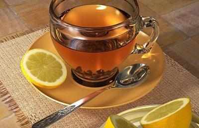 Чай с лимоном