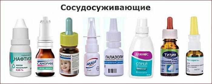 Сосудосуживающие препараты