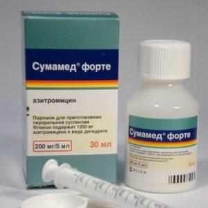 Сумамед при бронхите
