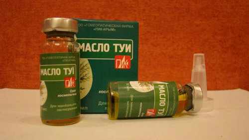 Масло туи при насморке